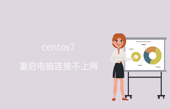 centos7 重启电脑连接不上网 CentOS 7重启电脑后无法上网